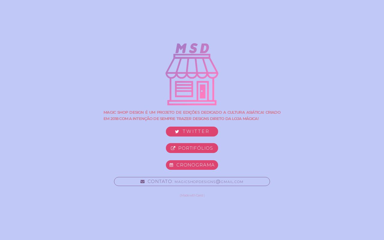 Carrd profile picture for @msd